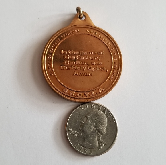 Vintage 1977 Pittsburgh Pennsylvania Festival of Orthodoxy religious medal - Picture 7 of 12
